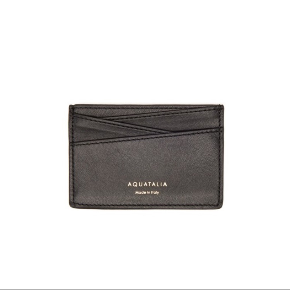 Aquatalia Leather Card Case